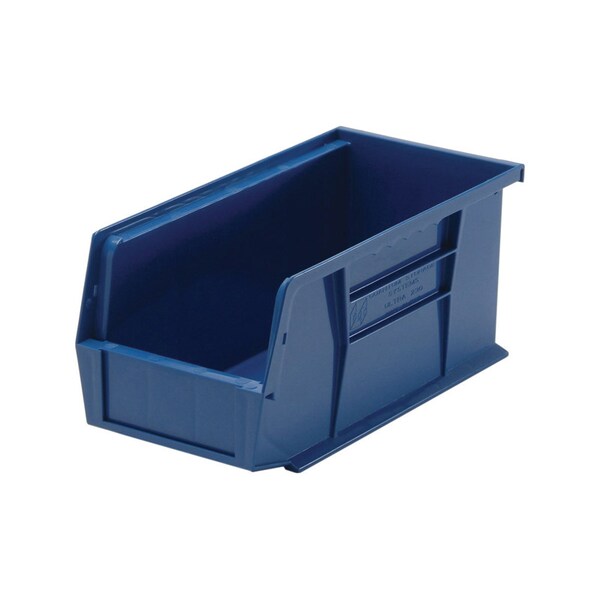 Storage Bin, Polypropylene, Blue
